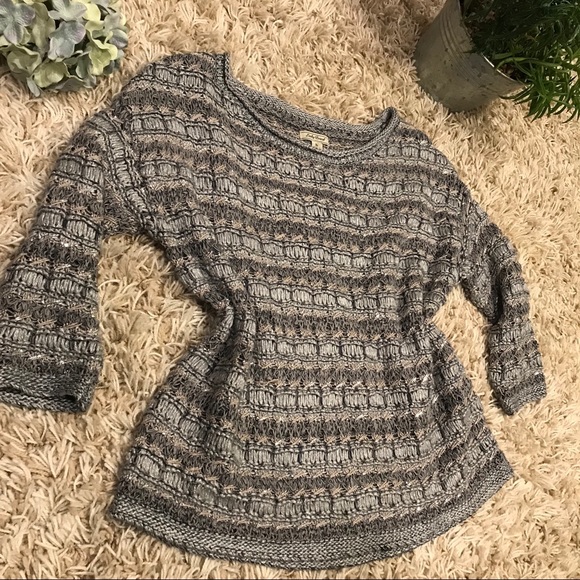 Lucky Brand Sweaters - Lucky Brand sweater wool blouse top half sleeve